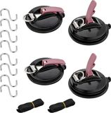 Ibenzoa® Set van 4 zuignappen multifunctioneel