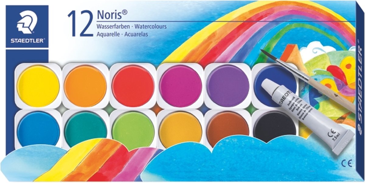 Staedtler Noris verfdoos 12 kleuren