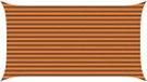vidaXL Zonneschaduw Oranje en Bruin 2,5 x 4,5 m 100% Polyester Oxford