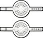 Bol Tapis de cuisson en silicone pour four hollandais - Réutilisable - 2 pièces - Rond - Silicone - 40 cm