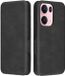 Techsuit Hoesje geschikt voor Oppo Reno13 Pro - Safe+ Book Wallet Case - Zwart