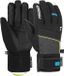 Reusch Louis R-TEX® XT Unisex Winterhandschoenen Zwart-Geel Maat 9
