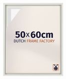 Dutch Frame Factory - Baklijst 50x60 cm Wit Mat - MDF