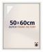 Dutch Frame Factory - Baklijst 50x60 cm Wit Mat - MDF