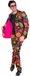 Widmann Milano Neon Peace Power - Herenkostuum, Hippie, Multicolor, XL