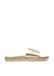 D Franklin Marea teenslippers voor dames, goudkleurig, platte en comfortabele sportsandalen voor de zomer, maat 38