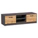 Home Collective meuble TV 120cm de large meuble bas avec surface mate meuble TV