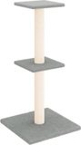 vidaXL Kattenmeubel met sisal krabpalen 73 cm lichtgrijs