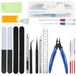 Merkloos / Sans marque PromoHome Model Gereedschapsset - 23 Delig - Basic Tools - Pincet, Zijtang en Vijlen voor Gundam en Miniatuurmodellen