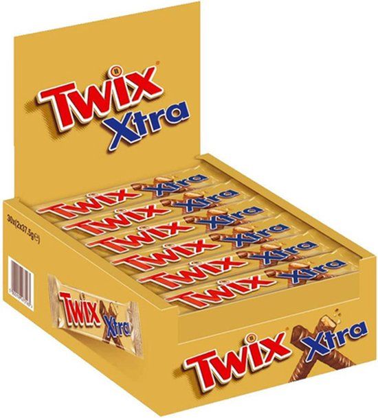 Twix - Chocoladereep Xtra - 30 repen
