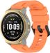 Strap-it Siliconen bandje geschikt voor Amazfit T-Rex 3 Pro - Oranje