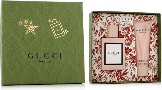 Gucci Bloom Giftset - 50 ml eau de parfum spray + 50 ml bodylotion - cadeauset voor dames