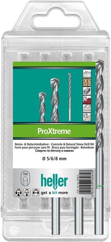 Heller ProXtreme betonborenset 5/6/8mm