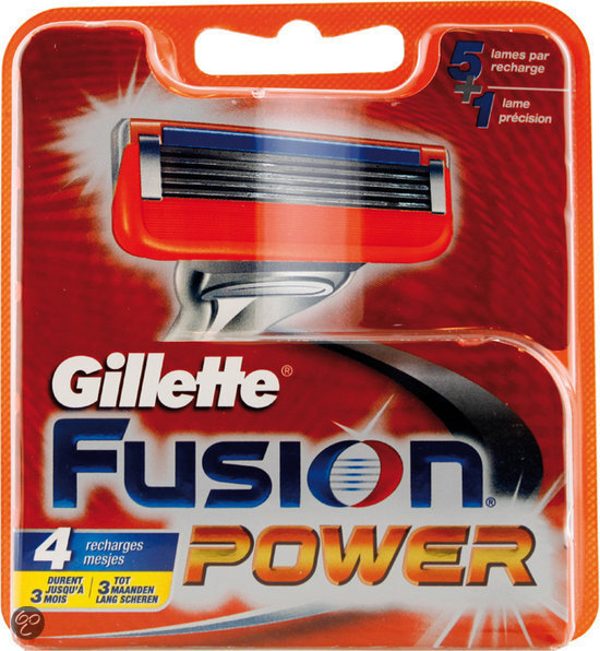 Gillette Fusion Power - 4 stuks - Scheermesjes