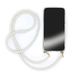 Transparante beschermhoes voor iPhone 14 Pro (6,1 inch), met koord en telefoonband, parels