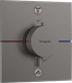Hansgrohe Showerselect Thermostaat Inbouw 2 Uitgangen Brushed Black Chrome