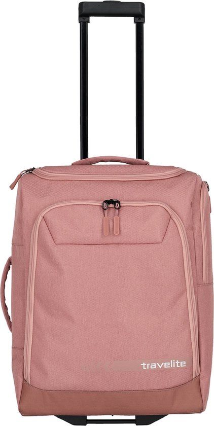 Travelite Kick Off Wheeled Duffle S - Rose - 44L - Polyester