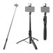 NEEWER Entry Level PA987 Selfiestick met licht en afstandsbediening, compatibel met iPhone, Samsung en Android, 67 inch, uittrekbare telefoonhouder voor video-opnames en films