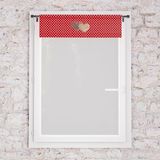 Soleil d'Ocre Gebroken zonde Zelfs Katoen 60x90 cm Liefde Rood
