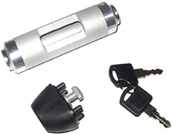 Elite Adapter San Remo Race Lock 15 Mm Zilver/zwart 4-delig