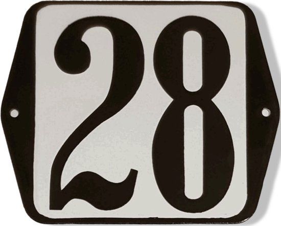 Warentuin Mix Huisnummer Huisnummer standaard nummer 28