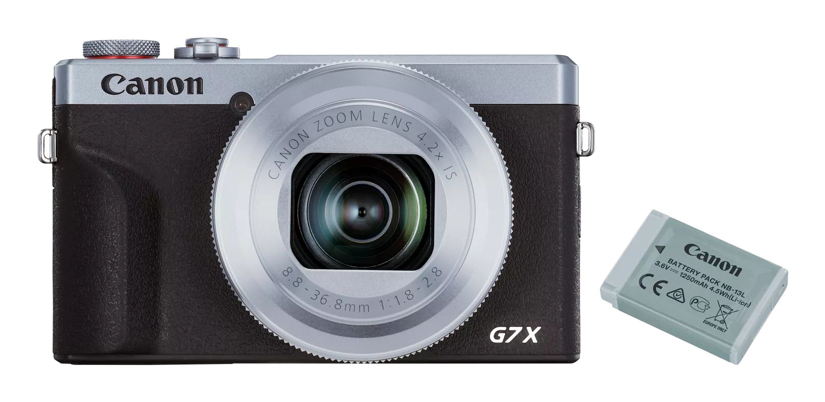 Canon PowerShot G7 X Mark III - Zilver - Battery kit