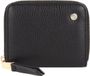 abro Leren Portemonnee Leather Adria Zip Wallet Black / Gold Zwart