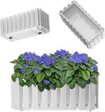 KADAX Wamat Balkonpot 40 cm Wit