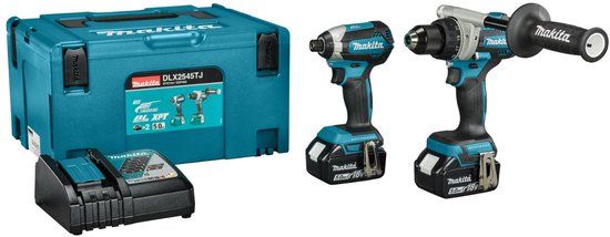 Makita DLX2545TJ Accu combiset 2-delig (DDF492 + DTD153) 18V 5.0Ah in Mbox
