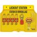 Master Lock ml1482 station de consignation, 4 cadenas
