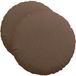 vidaXL Zitkussens 2 st stof bruin ø50 x 19 cm