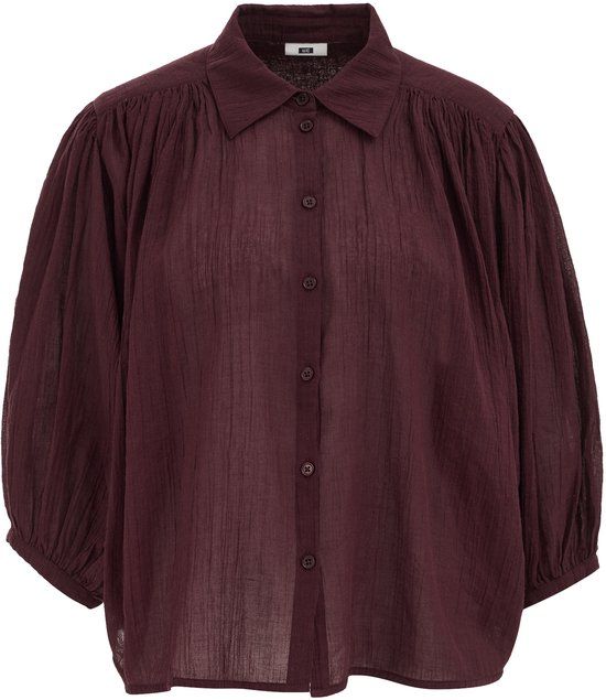 WE Fashion Dames blouse met ballonmouwen