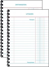 Sigel Expres kasboek - A6 - 50 vel - Spiraalgebonden