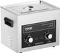 VEVOR 10L Ultrasone Reiniger - 360º - met Verwarmingstimer en Mand - Ultrasoonreiniger voor Brillen / Sieraden / Metalen onderdelen Gereedschap