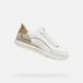 GEOX SPHERICA PLUS DAMES Sneakers - WIT/MELKWIT - Maat 39