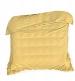 Eurofirany Novac Katoenen Dekbedovertrek 180x200 cm - Effen Glad - Mosterdgeel