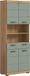 Xonox.Home Scout Kolomkast Artisan Eiken Imitatie Saliegroen 74x191x31 cm
