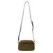 Michael Kors leren crossbody tas Jet Set olijfgroen