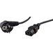HAWA R60103 Câble de raccordement d'appareil (froid) Noir 2 m Fermable