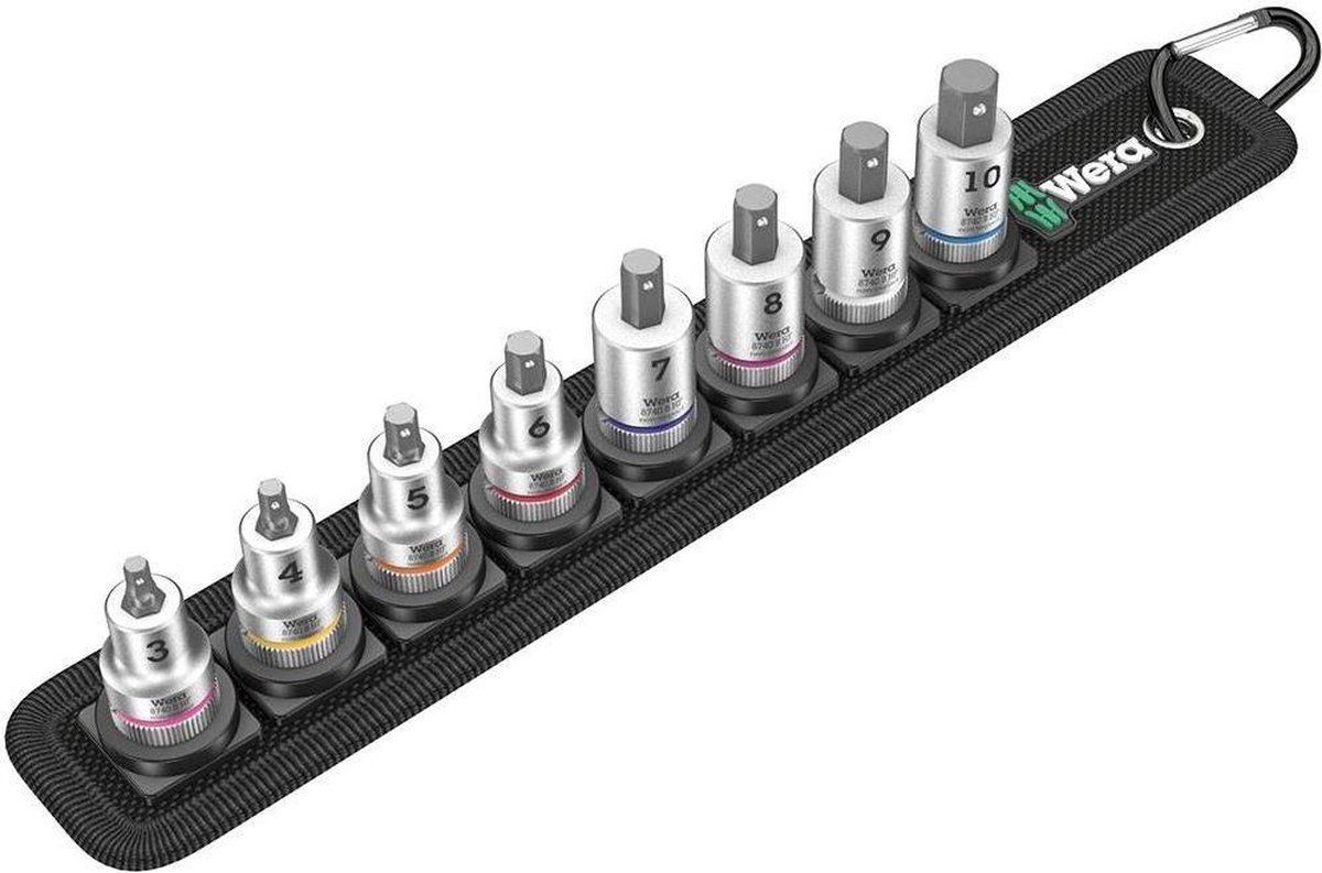 Wera Belt B 2 Zyklop bitdoppen- set, binnenzeskant, HF, 3/8