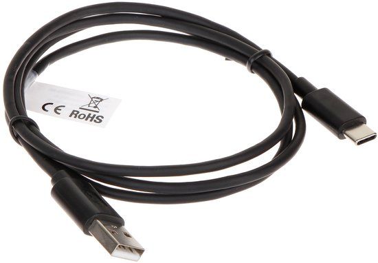 Gembird USB-A/USB-C, 1m USB-kabel USB A USB C Zwart
