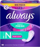 Always Slipeinlagen F, Flexibel en Betrouwbaar, Neutraliseert Geuren, 56 stuks