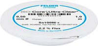 Felder ISO-Core Ultra-Clear Sn100Ni+ Soldeertin, loodvrij Spoel Sn99,25Cu0,7Ni0,05 0.5 mm