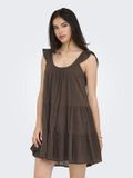 ONLY Jurk ONLNABILA Korte jurk Chocolate Martini M