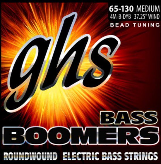 GHS BASS BOOMERS KRAAL Tuned String Set Voor Elektrische Bas - 4M-B - Medium - 065/130