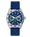 Guess Letterman GW0903G1 Horloge - Siliconen - Blauw - Ø 44 mm