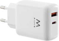Ewent EW1329 oplader voor mobiele apparatuur Universeel Wit AC Snel opladen Binnen