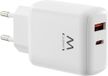 Ewent EW1329 oplader voor mobiele apparatuur Universeel Wit AC Snel opladen Binnen