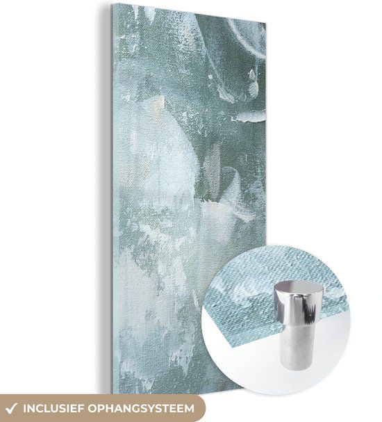 MuchoWow® Glass Painting 40x80 cm - Acrylic Glass Painting - Abstract - Multicolor - Modern Style