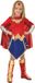 Wonder Party Chimp Dc Comics Verkleedpak Wonder Woman Meisjes Rood Maat 128-140